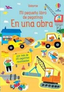 En una obra mi pequeño libro pegatinas
