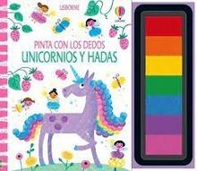 Unicornios y hadas pinta con los dedos