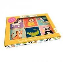 JUEGOS MADERA MEMORIA  ANIMALES
