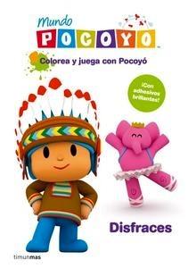 Colorea y Juega con Pocoyó. Disfraces 'Libro de Actividades con Adhesivos'