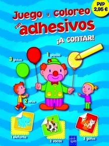 Juego y Coloreo con Adhesivos ¡A Contar!