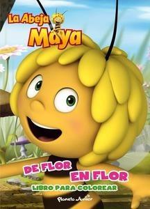 La Abeja Maya. de Flor en Flor 'Libro para Colorear'