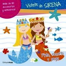 Vístete de Sirena 'Pinta, Recorta y Pega'