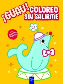 ¡Guau! Coloreo sin salirme. Amarillo