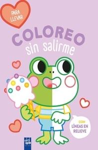 Coloreo sin salirme-Para llevar. Rana