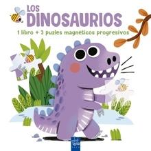 Lee y juega con puzles magnéticos. Los dinosaurios