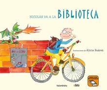 Nicolás va a la biblioteca
