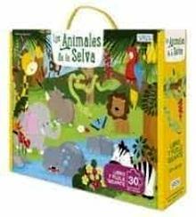 Los Animales De La Selva. 30 Piezas. Con puzzle Edic. ilustrado (Español)