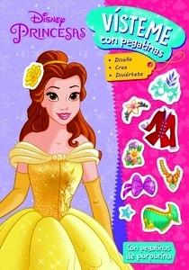 Princesas. Vísteme con pegatinas