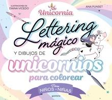 Unicornia - Lettering mágico y dibujos de unicornios para colorear& x0200B;