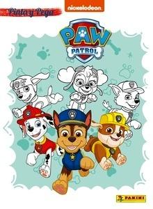 Pinta y pega paw patrol