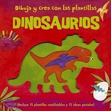 Dibuja y crea con las plantillas Dinosaurios