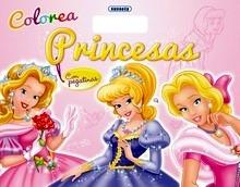 Colorea Princesas con Pegatinas