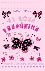 Rasca y Dibuja Es Rosa y Purpurina