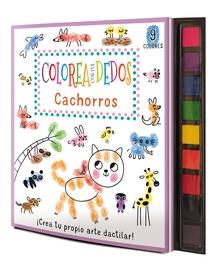 COLOREA CON TUS DEDOS: CACHORROS