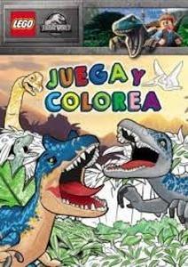 Jurassic world lego. Juega y colorea