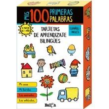 Mis 100 primeras palabras - tarjetas de aprendizaje bilingües