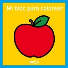 Mi bloc para colorear - manzana