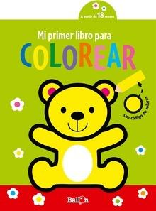 Mi primer libro para colorear- osito
