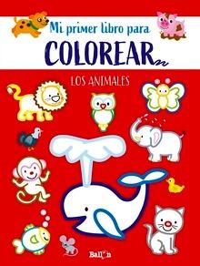 Los animales - primer libro colorear