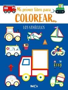 Los vehículos - primer libro colorear