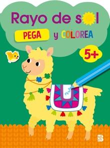 RAYO DE SOL +5 PEGA Y COLOREA