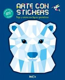 Arte con stickers - Oso polar