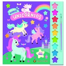 9789878208695 Unicornios ("Pinto con acuarelas") 9 acuarelas+1 pincel