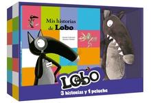 Cofre Mis historias de Lobo con peluche